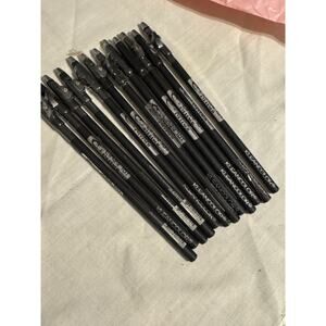 KLEANCOLOR Liner 101 Eyeliner Pencil & Sharpener LPS 40 Black New Lot Of 10